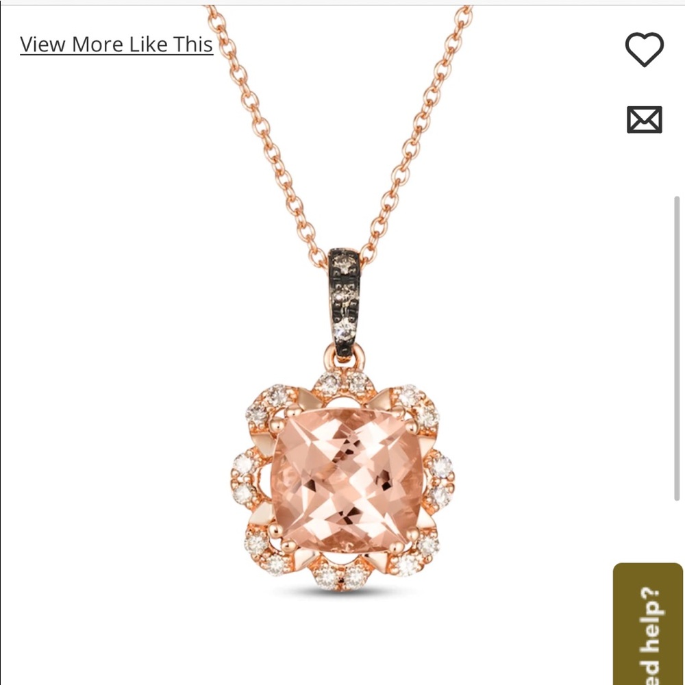 Zales Le Vian Natural Morganite Necklace